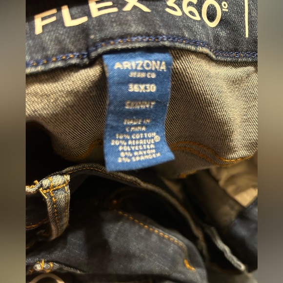 NWT Men’s Arizona Advance Flex 360 Skinny Jeans Size 36 x 30 - Picture 5 of 7